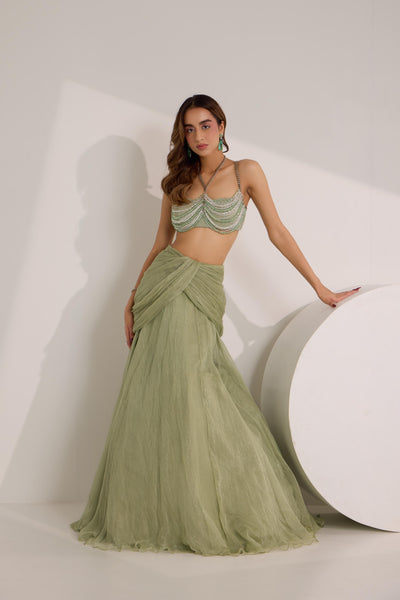 KIARA COWL LEHENGA SET