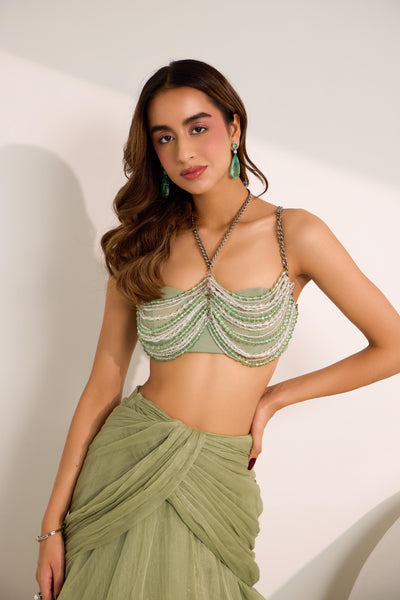 KIARA COWL LEHENGA SET