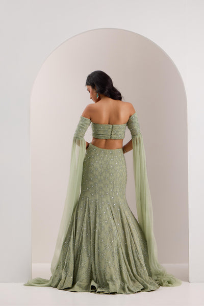 LENORE MERMAID LEHENGA SET