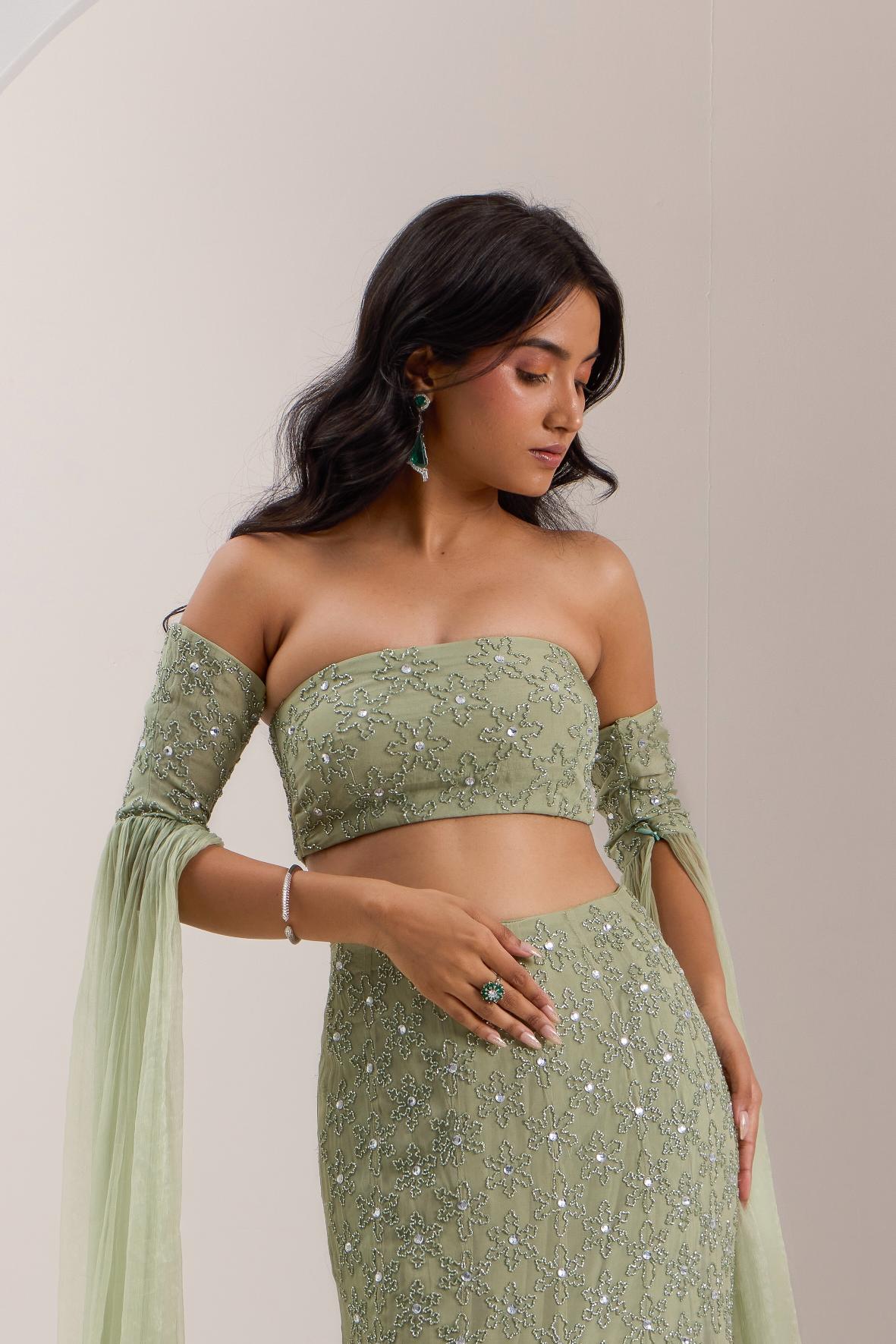 LENORE MERMAID LEHENGA SET