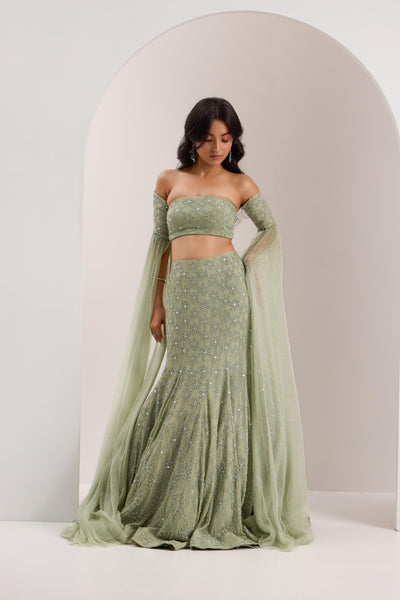 LENORE MERMAID LEHENGA SET