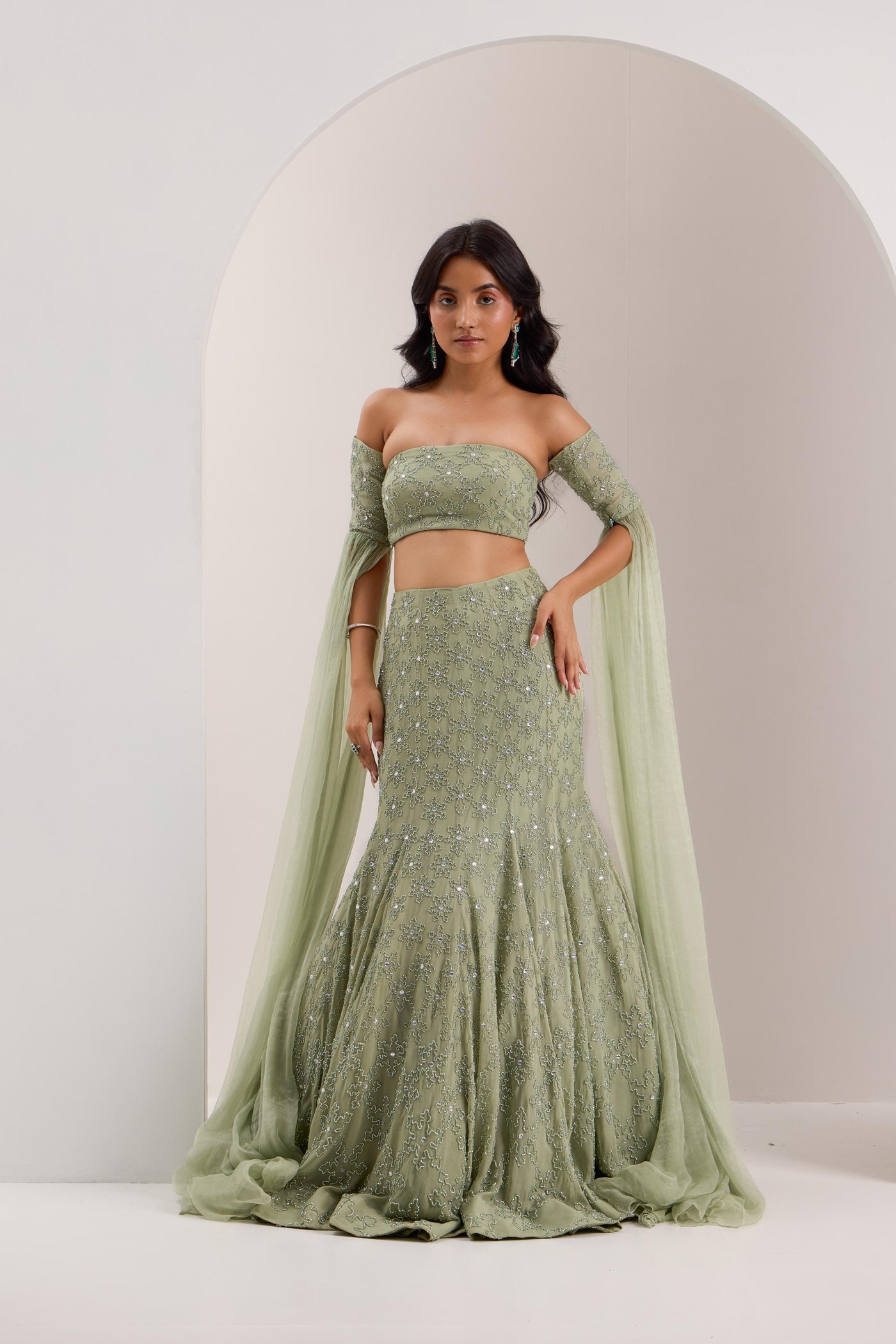 LENORE MERMAID LEHENGA SET