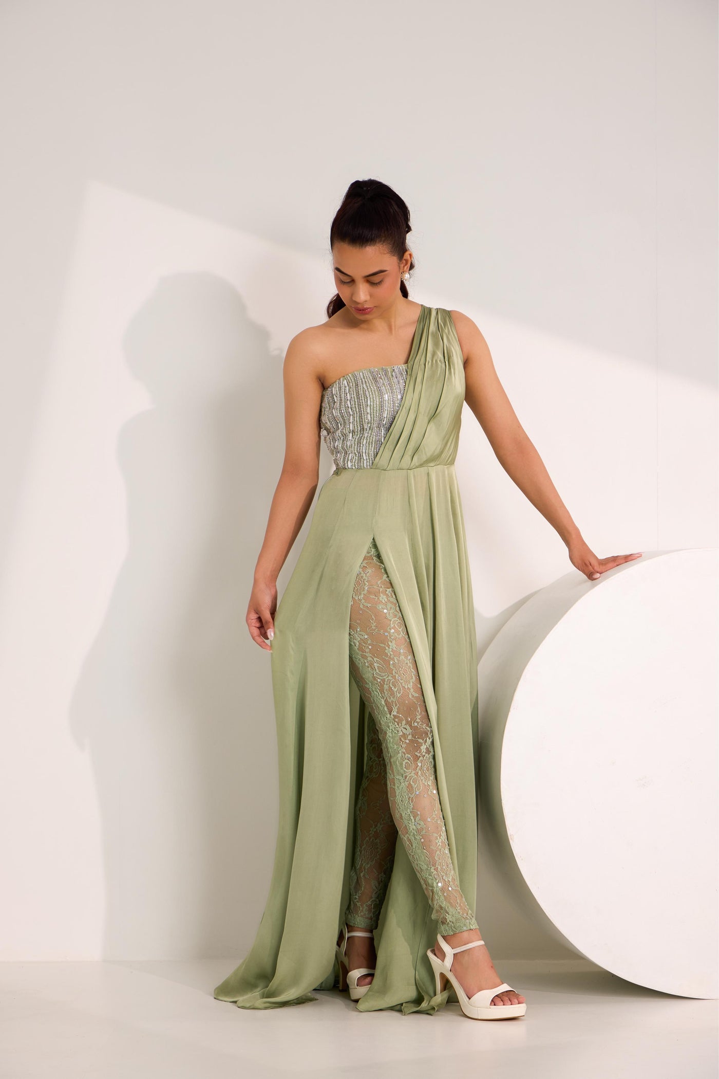 MIRELA GOWN & LEGGING SET