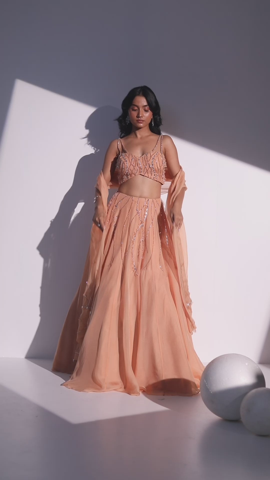 DIORA ICE LEHENGA SET